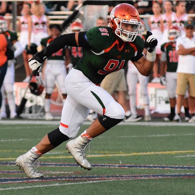 PTPSPORTS1's tweet photo. PTP trainee out Riverside Poly setting records already! 2 sacks, 4 TFL 6hurries #defensivelineman #ptpsports #ptptrainee #primetimeplayers https://t.co/j4Q74yTs3O