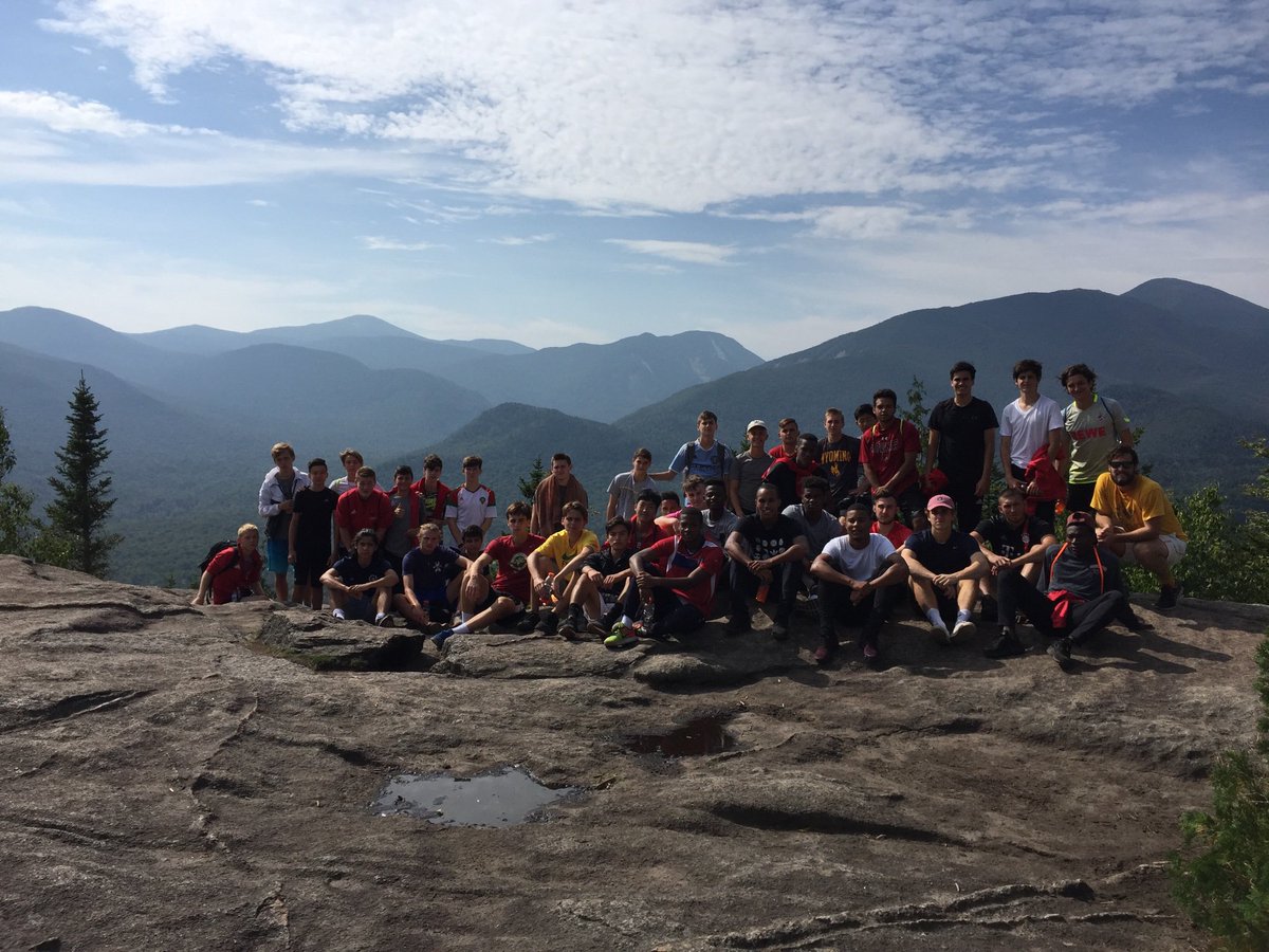 SouthKentSchool's tweet photo. The Prep Soccer Team took their training to new heights as they climbed Mount Jo in Lake Placid for a portion of their preseason training ⛰ ⚽️ #sksnation #HeWill https://t.co/CoR57CVXWB