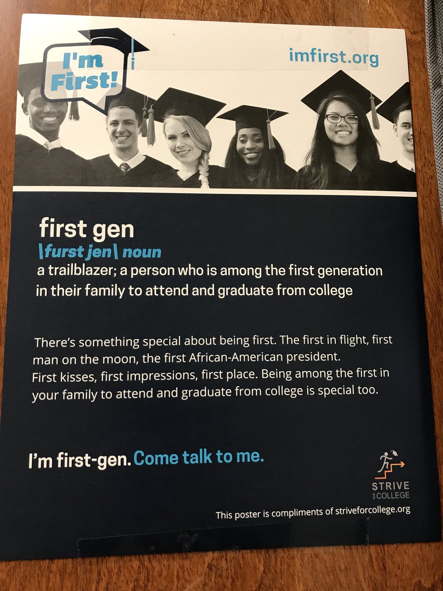 First-gen #ccr #AVID #imfirst