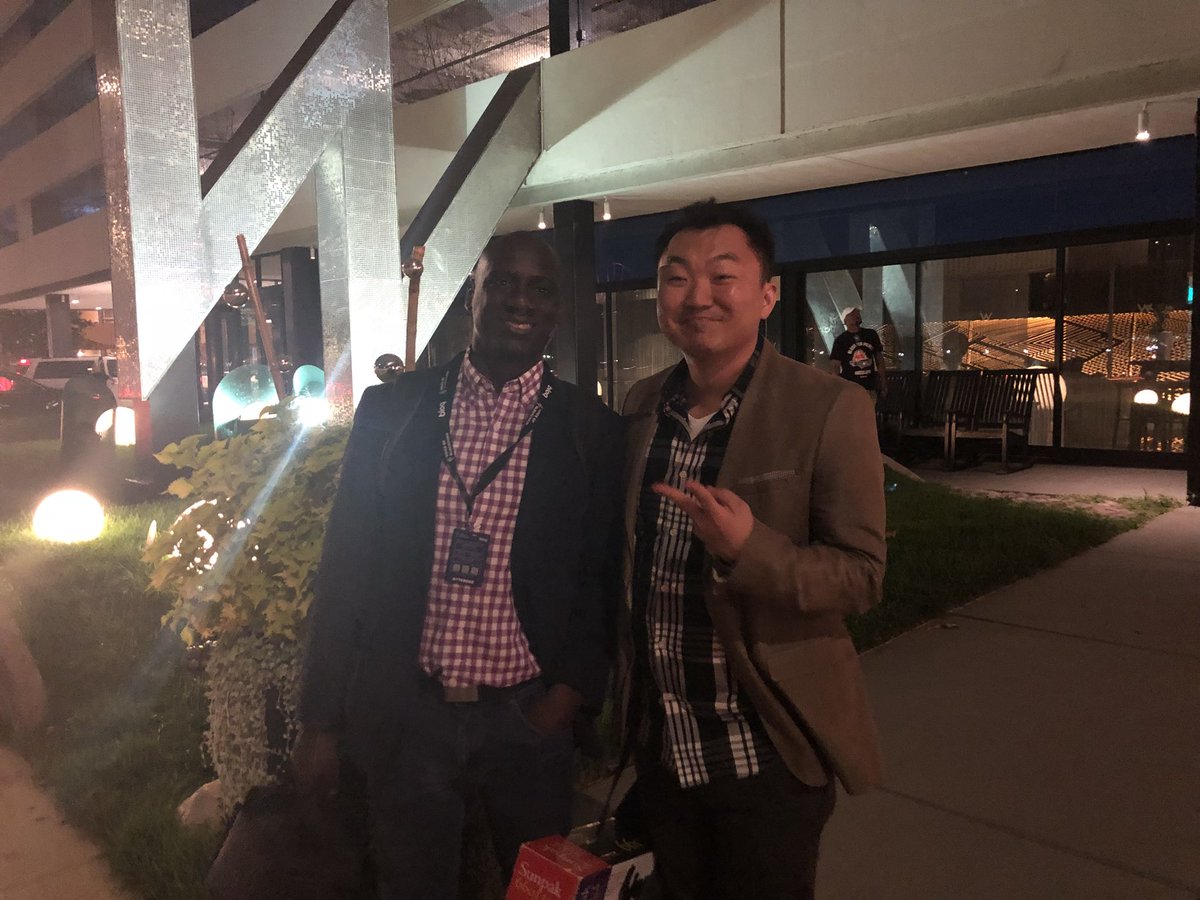 ChicagoHodl's tweet photo. The guys from @WealthBlockAI, Deji and Trillium, hanging out enroute to the Pub Crawl. Partners in #Blockchain and #Crypto stick together.  @BlockchainVoice #BUIDL #VoiceofBlockchain https://t.co/ZYOrfDdWg3