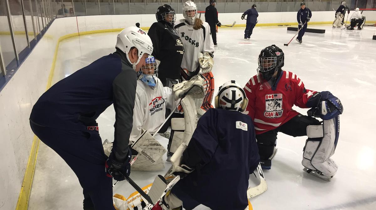 usahockey's tweet photo. #GoalieNation took center stage on Day 3 at the National Hockey Coaches Symposium. #2018NHCS #51in30

📝 https://t.co/ytGpfG3yg6 https://t.co/6eUCzU8IJ0