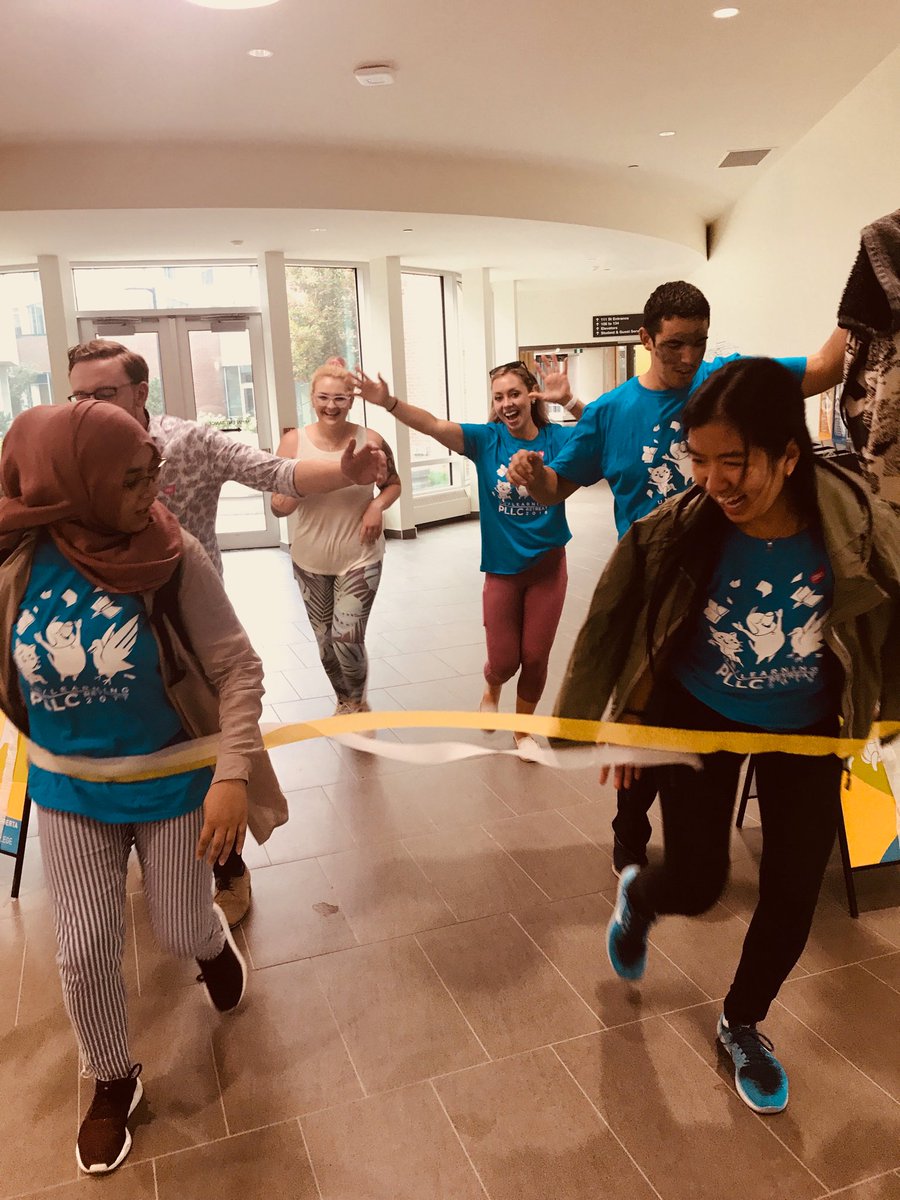 OTRoseJ's tweet photo. Forum 2B arriving at the finish line! #PLLCAR18 https://t.co/R0WWFZyut5