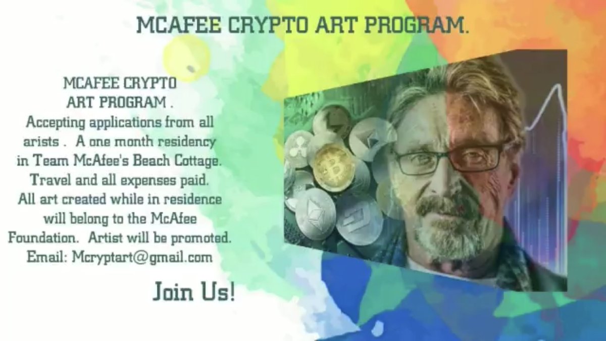 BlogueroDigital's tweet image. #BlogPaperNews ✍️ La #Fundación #McAfee anuncia un nuevo programa sobre #CriptoArte que aceptará solicitudes de todos los #artistas, y será compatible con todas disciplinas, desde donde promoverán al artista &amp;amp; su trabajo?! #murmullodelaintelectualidad🤔