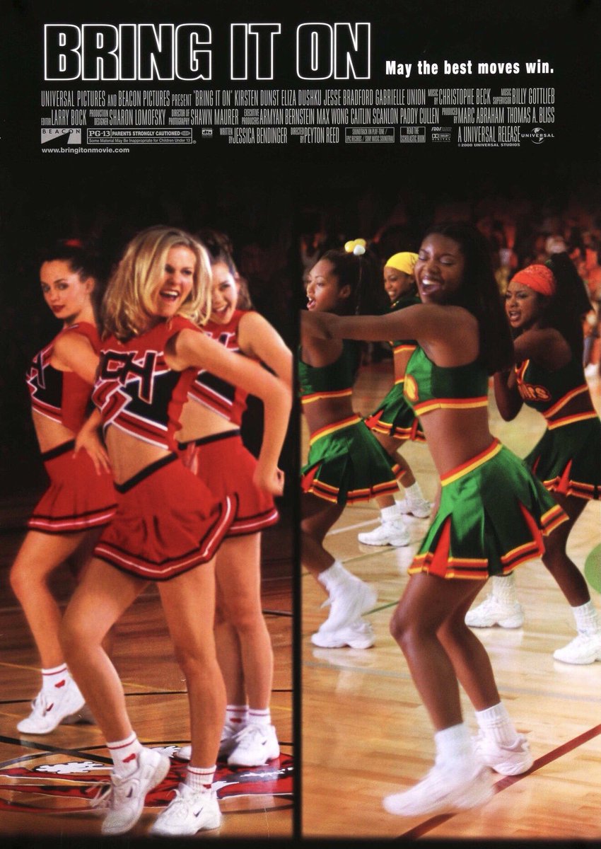 FilmNewsNos's tweet photo. 🎬MOVIE HISTORY: 18 years ago today, August 25, 2000 the movie ‘Bring It On’ opened in theaters!
#KirstenDunst #ElizaDushku @JesseBradford @itsgabrielleu #ClareKramer #NicoleBilderback #TsianinaJoelson #RiniBell #NathanWest #HuntleyRitter #ShamariFears #NatinaReed #BiancaKajlich https://t.co/W1hpm2Q07I