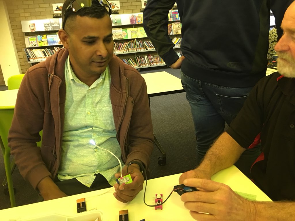 Staff Pl run by <a href="/mrsnstweeters/">Alexandra Nikoloska</a> on resources in the library. Exciting new rich texts, and gadgets linked to term 3 and 4 focus areas. Lots of fun, thanks Alex! <a href="/ravs59/">Ravi Prasad</a> and Mr M enjoyed making the fans and lights work! <a href="/MrsAmieeJahshan/">Mrs J</a> <a href="/bartonmd70/">Donna Barton</a> <a href="/Jane_Wannell/">jane wannell</a> <a href="/MarilynFriedri1/">Marilyn Friedrich</a>
