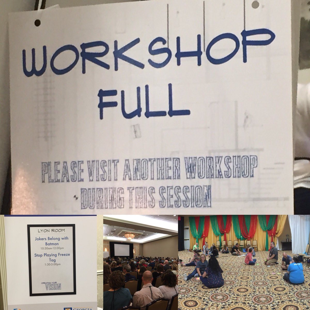 MissyWhitis's tweet photo. Thank you, @GAThespians, for a FANTASTIC conference!! https://t.co/pOPUse2EoD