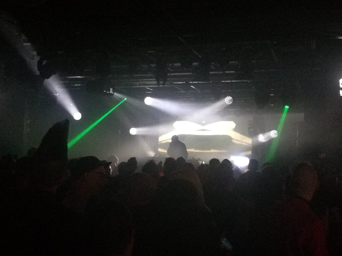 TheBloggingGoth's tweet photo. The efficient electro industrial beats of SARIN headlining #Infest Saturday! #Infestfestival #infest2018 https://t.co/Tg0rLYAtYb
