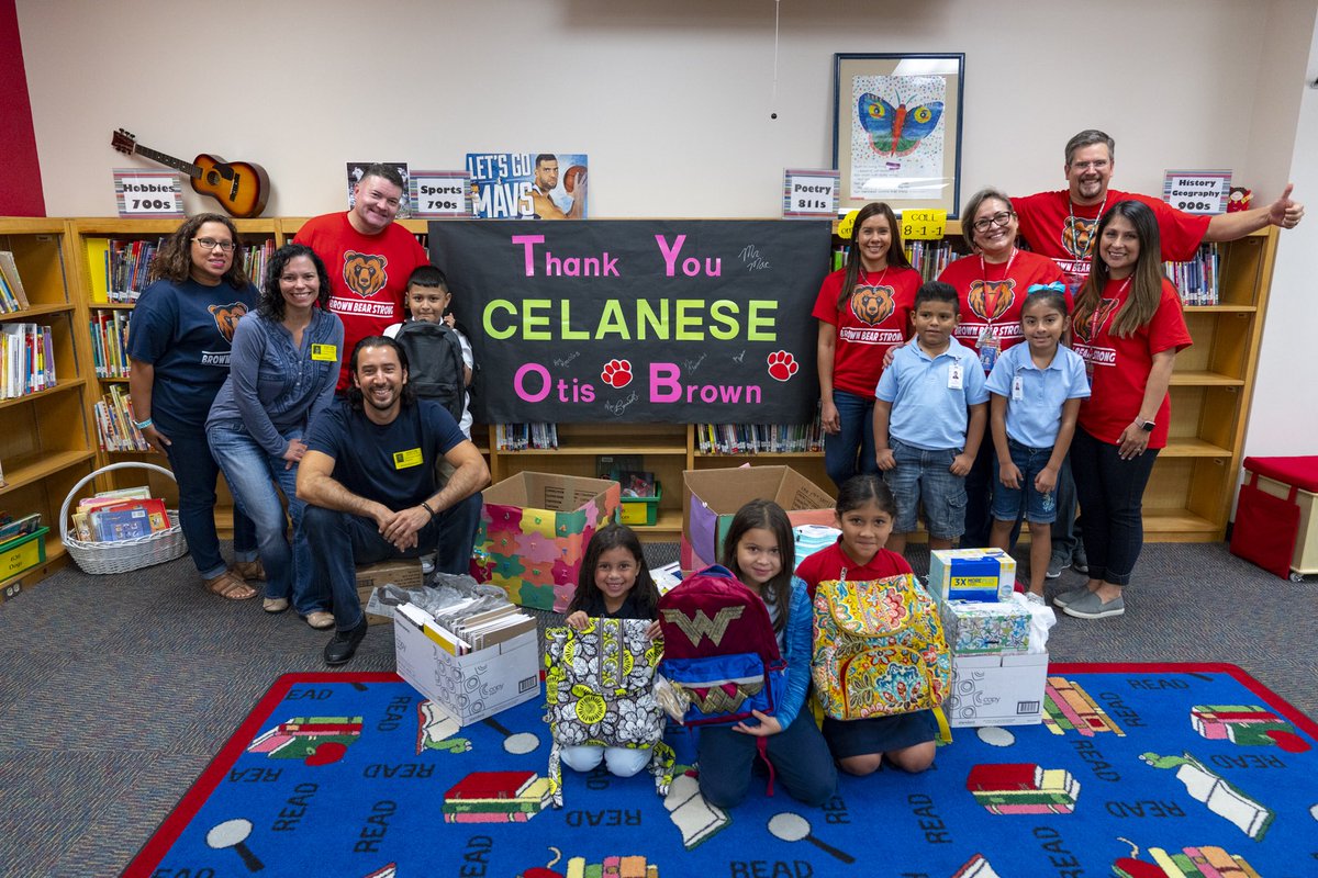 Jesskuo2010's tweet photo. Thanks Celanese for sponsoring Brown Elementary. @LuliVazquezDLC @BrownElementary #firstweekbestweek #IISDILEARN #celanese https://t.co/idUkkM0cY0