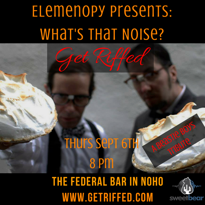 sweetbearrocks's tweet photo. @elemenopymusic presents @wtntribute will GET RIFFED Thursday September  6th at @TheFederalNoHo ! Reserve your table seats NOW before they're  GONE: https://t.co/DSZmaeUsDE #sweetbearproductions #getriffed #thefederalnoho  #lacomedy #lamusic https://t.co/NeHneyufj7