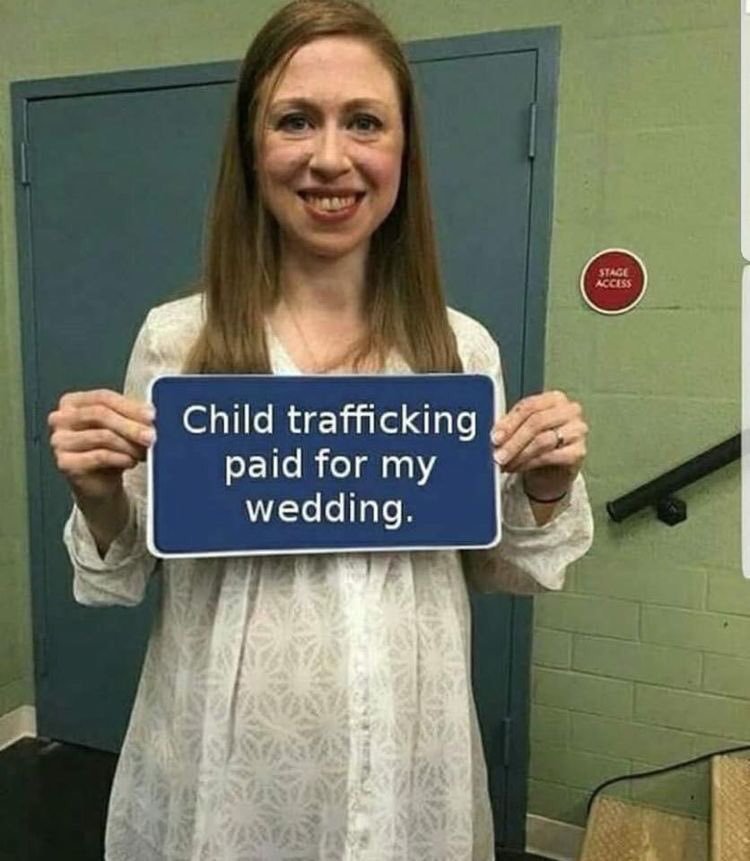 Q give us some hints on Chelsea her role in the Clinton Crime Foundation and Haiti and her $10 Million condo paid for by stolen money let's send Chelsea to prison in January where she belongs!