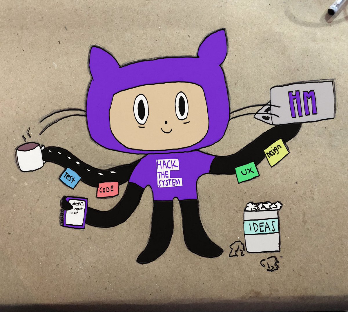 adry_ibarra1's tweet photo. Hack MTY🤟🏼🤟🏼 @GitHubEducation #MyOctocat #EventHashtag https://t.co/DC6hLPUfIB