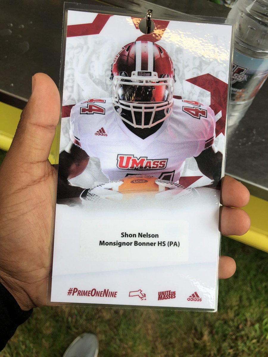 shonnyfootball's tweet photo. Umass Today with @59th_ty @UMassRecruits @UMassFootball @MBAP_Football https://t.co/wTZzmYEQ6h