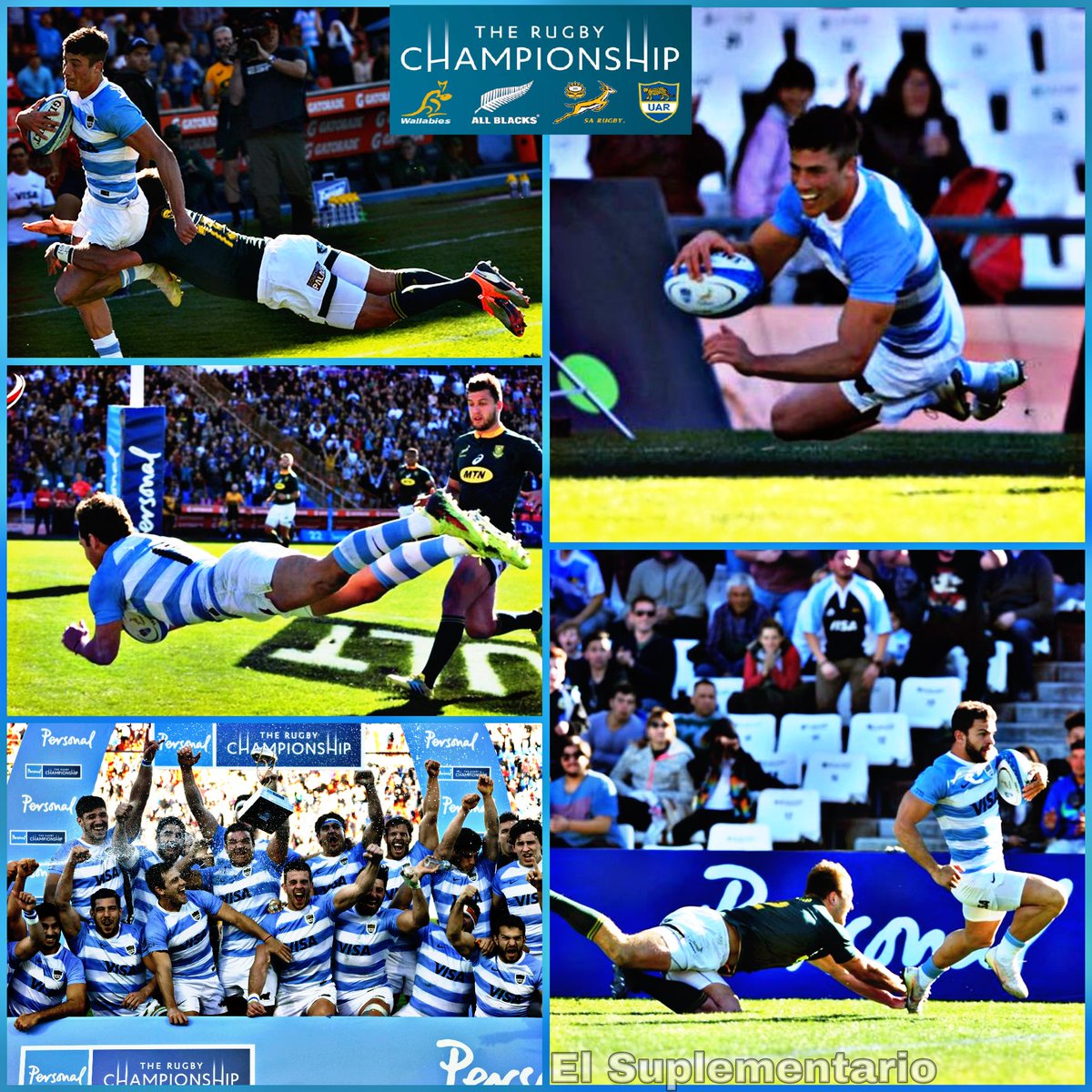 supledeportivo_'s tweet photo. #RugbyChampionship Fecha 2
Histórico 🐆
#LosPumas 32 - 19 #Springboks
Tries 🏉 18' y 🏉 22' #Delguy
Try 🏉 26' #Sánchez
Try 🏉 45' #Mayano
#ARGvRSA #Championship
https://t.co/mTnHXk3IZE https://t.co/KTwCQrfjhb