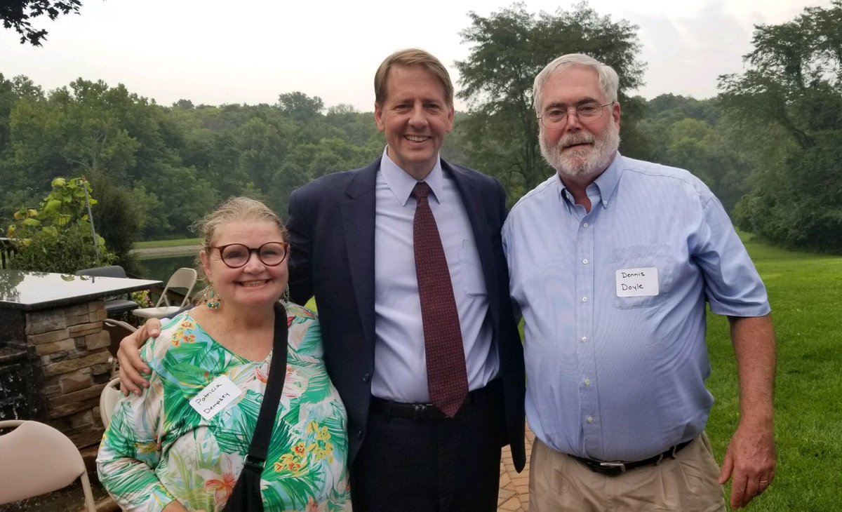 ddoyle16's tweet photo. With Richard Cordray, whom we hope will be the next governor of Ohio. https://t.co/KWriNa0f2N