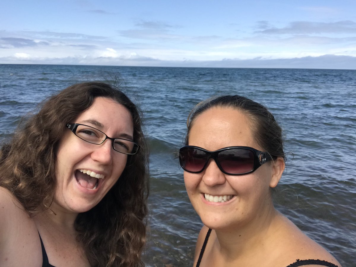 MsJBeckett's tweet photo. Aaaaaand selfie with a coworker ( @NChristnensen ) 😀 #SennettSelfieBingo #SennettShines https://t.co/yzpG8sbwUW