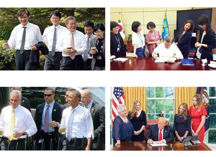 따라하는 짓거리는 잘하면서 미국을 등지려는 의도는 뭐야~
정은이가 시키더냐~