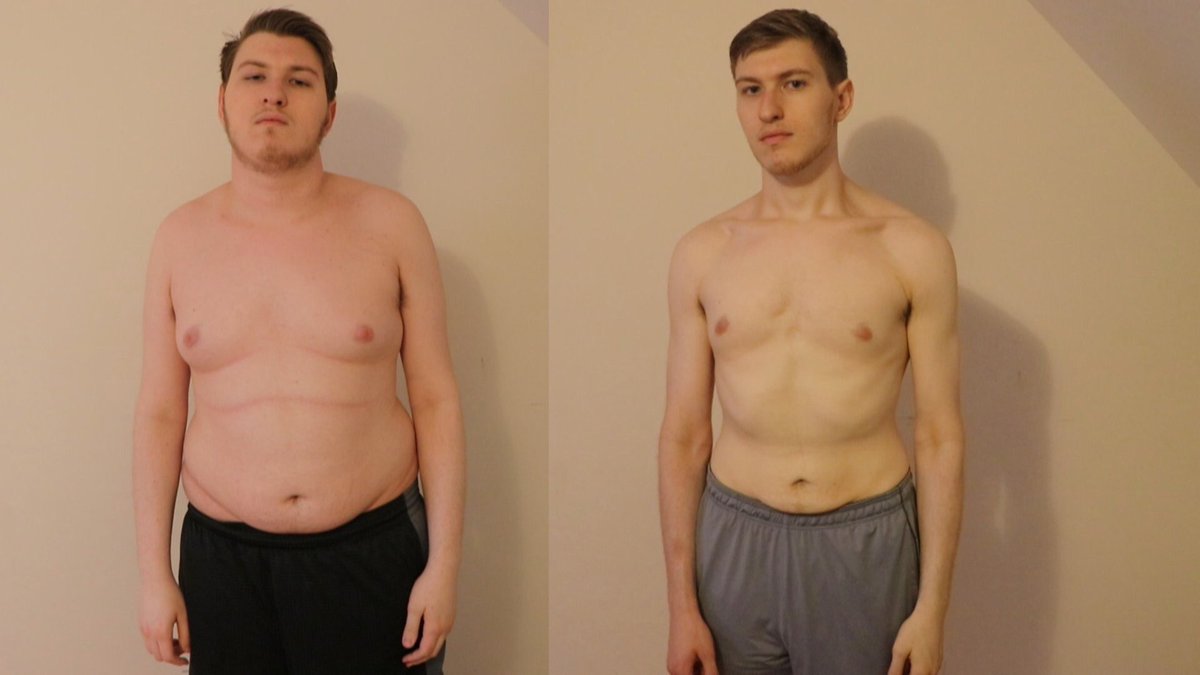Here’s my weight loss transformation, 100 lbs in 6 months 😁. Will post a full video on the whole journey next week!