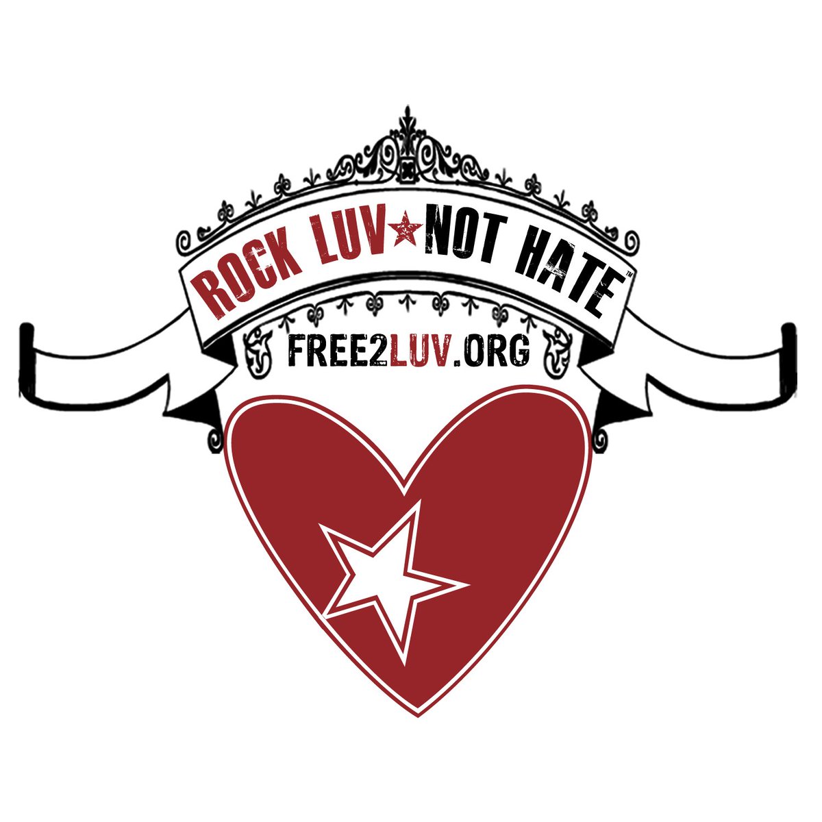 FREE_2_LUV's tweet image. #FixAProblemIn4Words ROCK LUV NOT HATE❣️🖤❣️