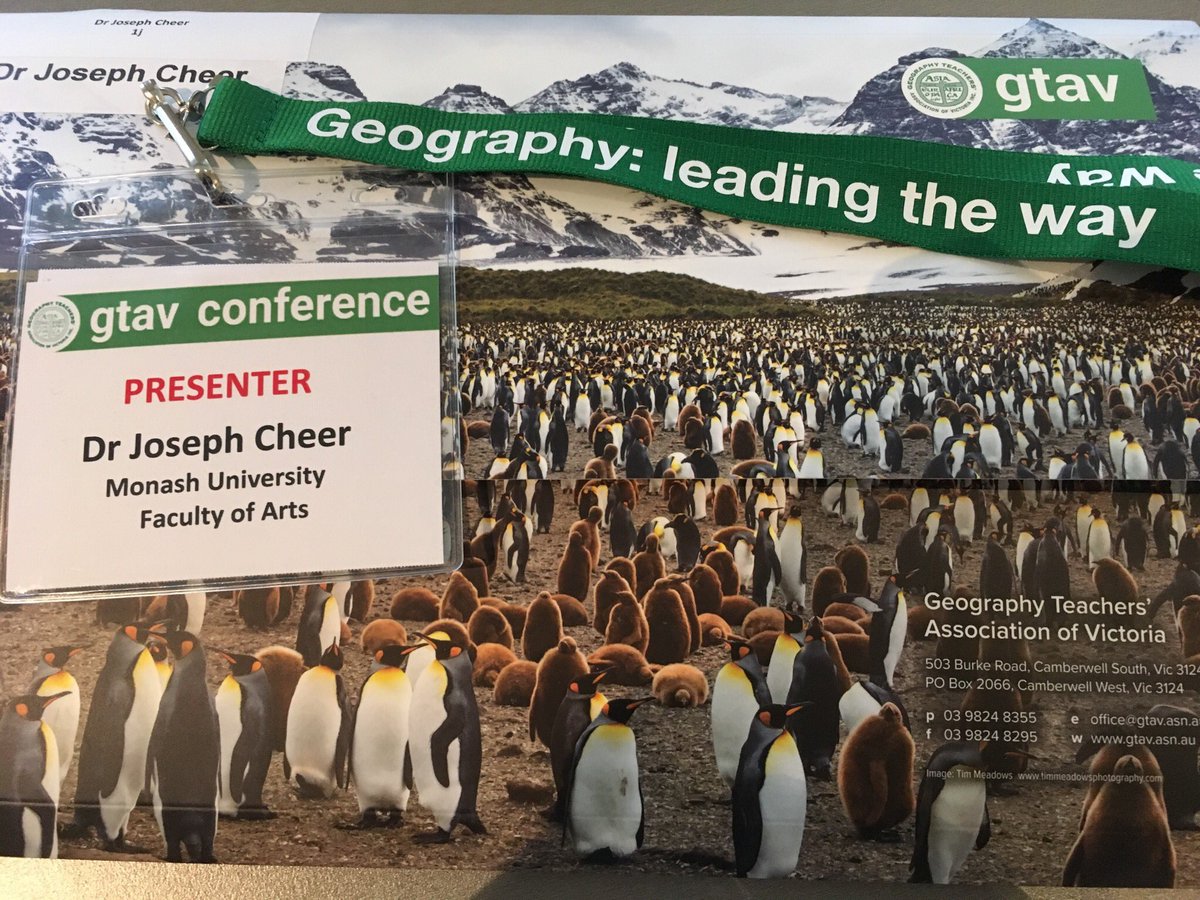 Great audience at 9:15 on Sunday! Geography Teachers Association of Victoria leading the way on Tourism in the secondary school curriculum #gtav18 #gtavconference #sustainabletourism #tourismresearch #tourismeducation #tourismgeographies @Monash_Arts @MonArtsEngage @MonashUni