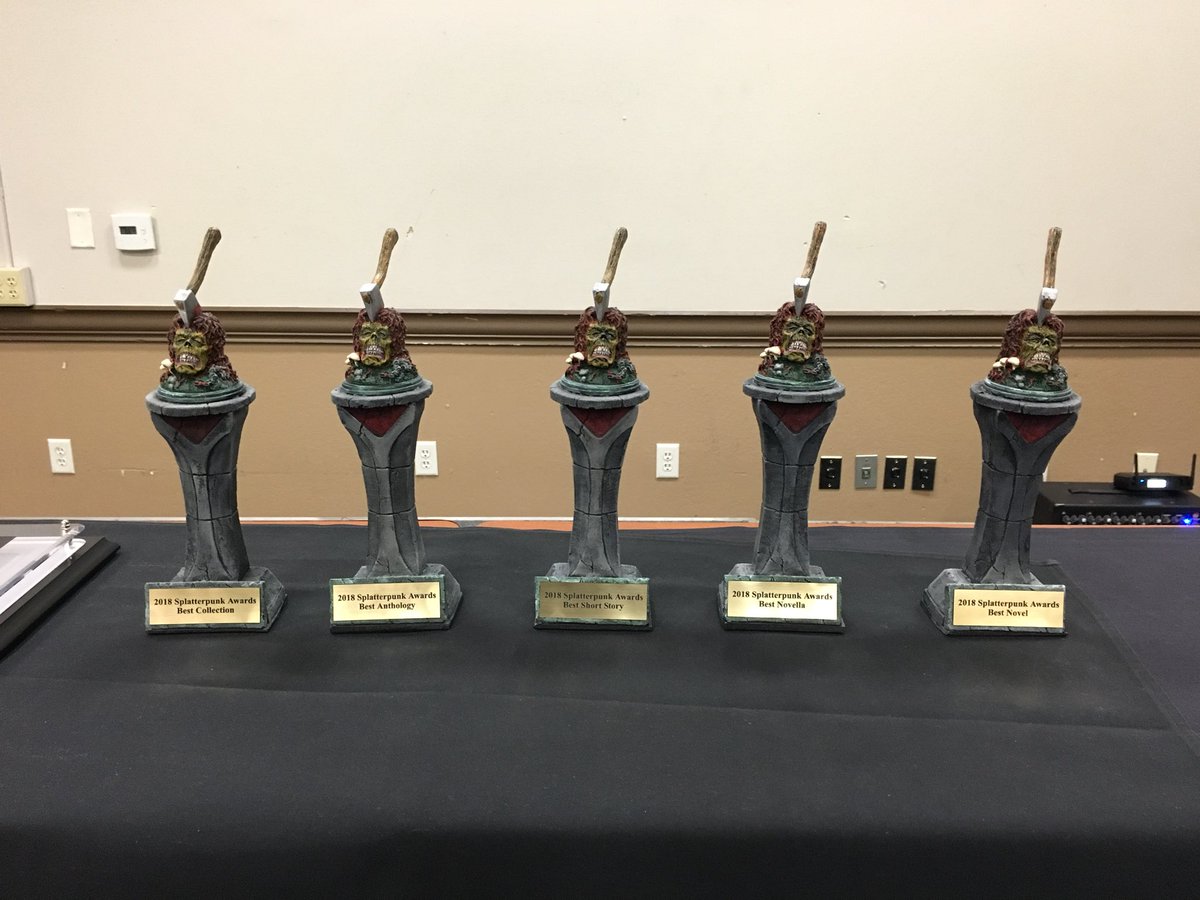 BrianKeene's tweet image. The #SplatterpunkAwards themselves