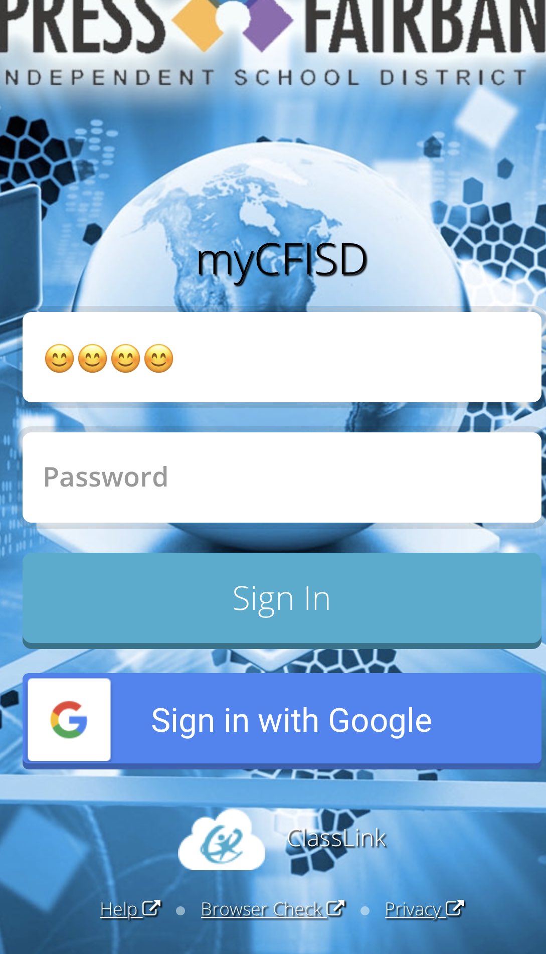 Cfisd Student Login