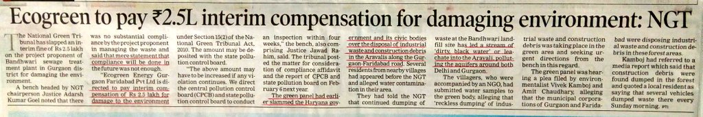 Ravi08410222's tweet photo. #AbwFraud
#Netas r #least #bothered #about #damage 2 #environment& #pollutuon
#Its #complete #collapse f #governance #when u #dump #even #industrial #waste in #protected #Aravali #forests in #violation 2 #NGT #act by #polluting #aquifers in #NCR
#RERA #diluted 2 #loot #homebuyers https://t.co/7Nz3e83AWO