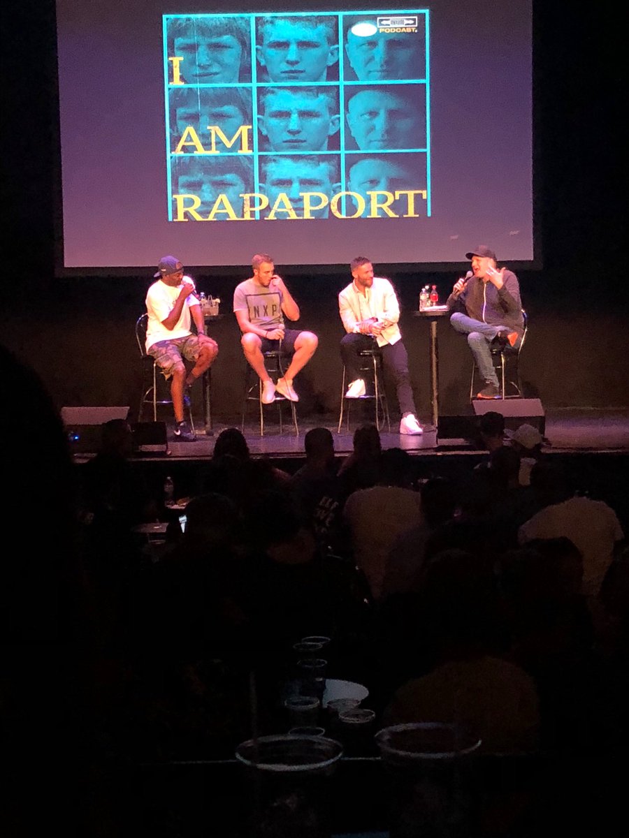 Julian Edelman is in the house with ⁦<a href="/MichaelRapaport/">MichaelRapaport</a>⁩ at the ⁦<a href="/iamrapaport/">IAMRAPAPORTPODCAST</a>⁩ Show in Boston!!! #Patriots #nfl