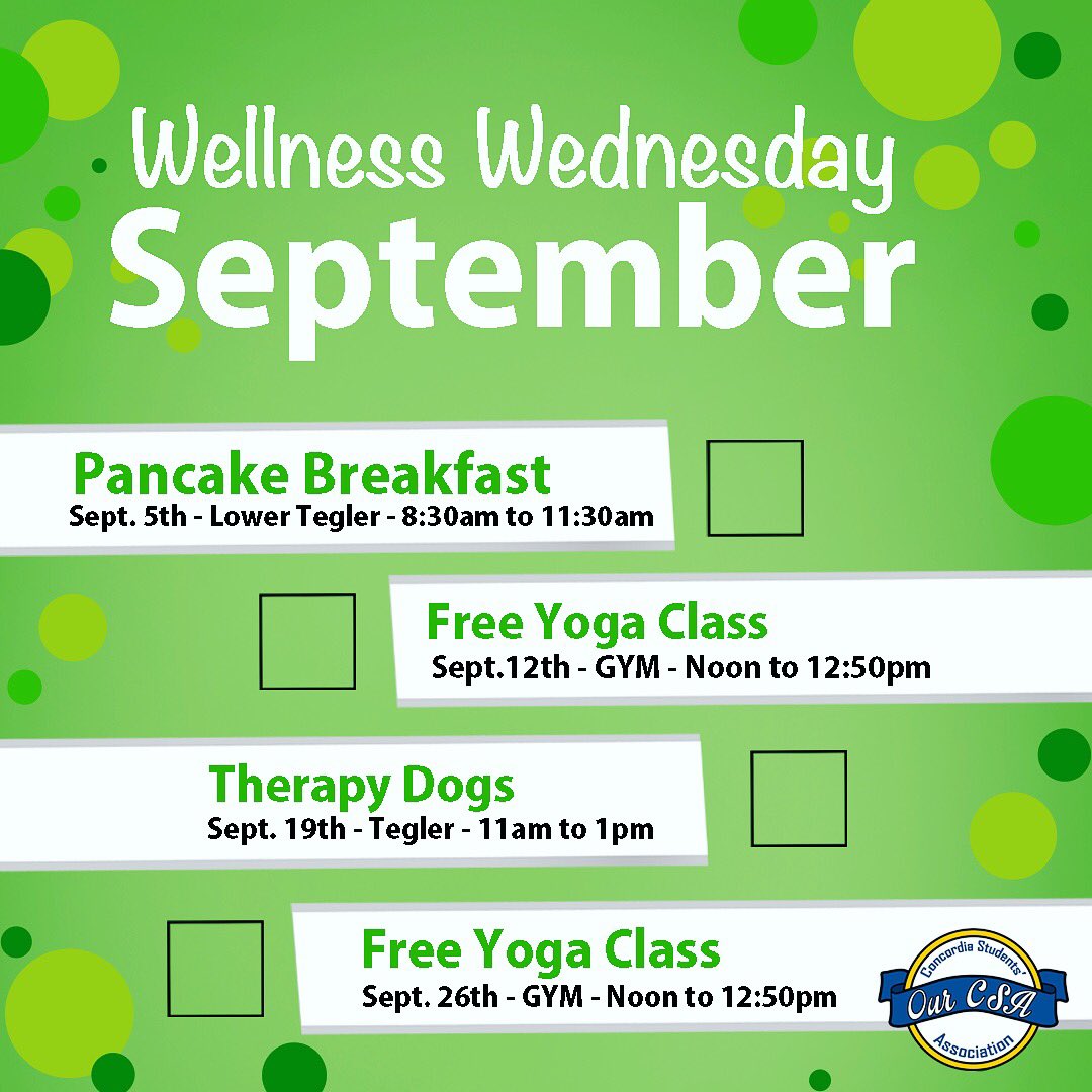 Wellness Wednesday kicks off with Pancake Breakfast! #getsocial