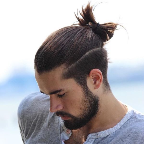 Best Hairstyles to Grow an Epic Man Bun or Top Knot - Man Bun Hairstyle