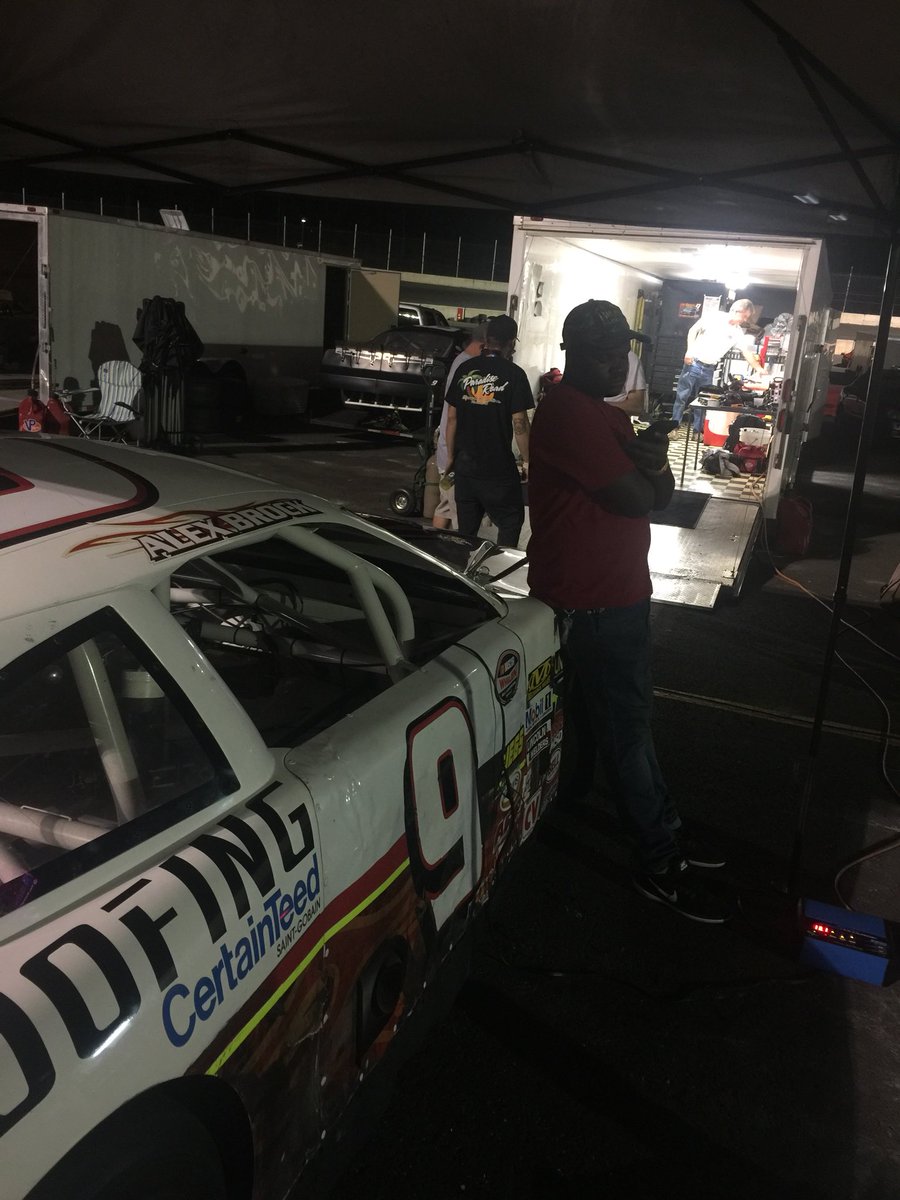 Finished 2nd in the first race, getting ready for the second one stacking up these VA state points while we can! @DominionRaceway the a-plus roofing machine is ready to do work thank you so much to this hard working crew!!! Let’s get it boys