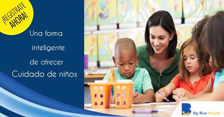 BigBluePeople's tweet photo. ¿Amas cuidar a los #niños y buscas atraer más #clientes? ¡Hazlo en la plataforma con la más amplia variedad de #servicios! ¡Los 1eros 1000 registrados tendrán beneficios especiales! ¡Regístrate gratis en https://t.co/KOieyvqRtc! #BigBluePeople #Argentina #Brasil #Colombia #Niñera https://t.co/VA0sSNBckw