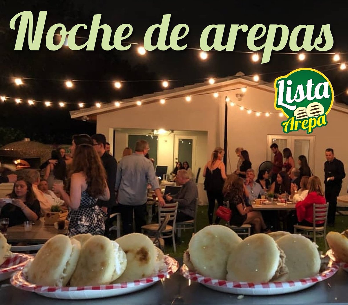 Lista_Arepa's tweet photo. Es sábado en la noche y estamos listos para una deliciosa #arepada con tus #familiares y #amigos.
✅🔝🥂😉☝️ https://t.co/ZkMEQubI2x