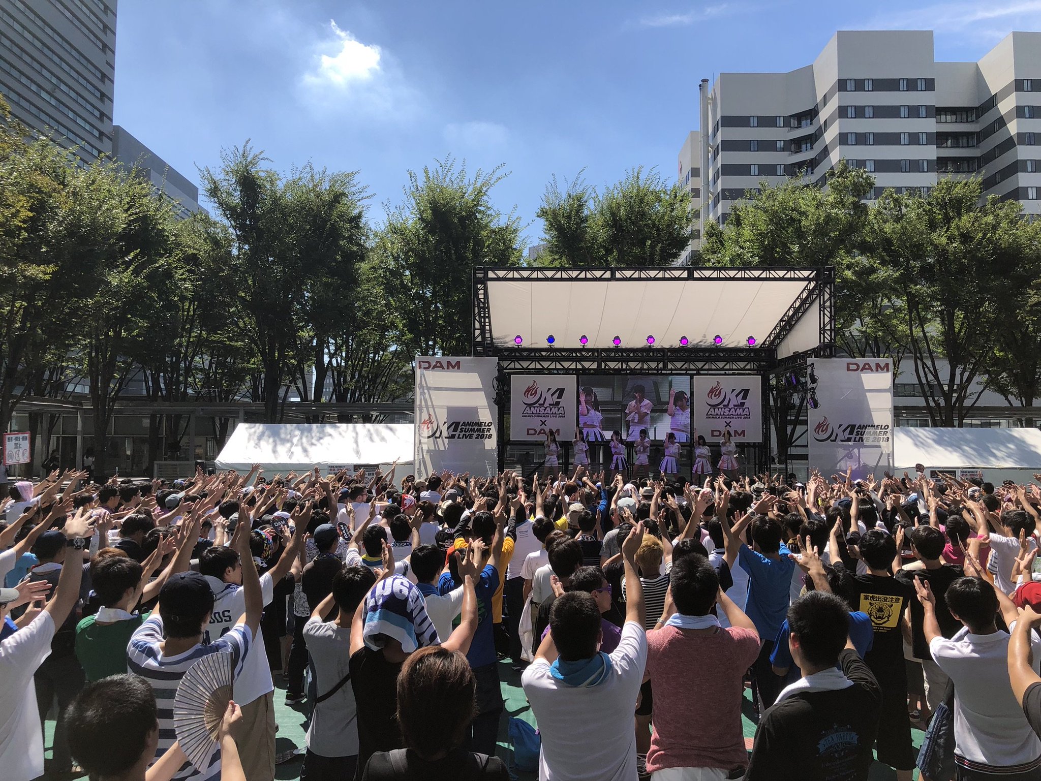 Animelo Summer Live アニサマ18 けやき広場のok ステージで虹のコンキスタドールスペシャルライブ アニサマ選抜メンバーによる暑さに負けない熱いspecial Liveにご注目ください T Co Tynyloy4uj Anisama T Co