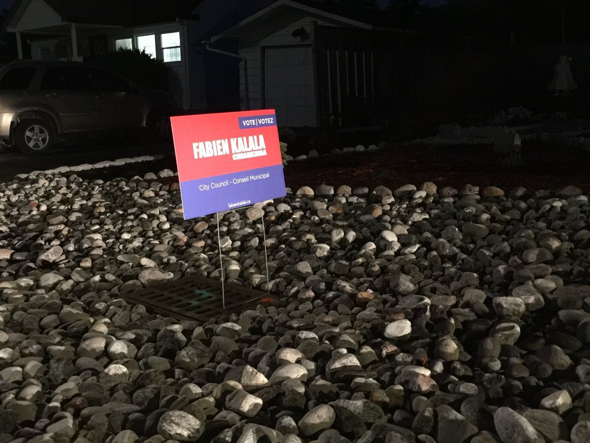 FabienKalalaCim's tweet photo. Solid in the rocks! Everyone have their ways! Fortunato wanted to do it the Roman style, to show his support, set in concrete. #Riverward #votefabien #FFCC #getyoursign https://t.co/XKpjbNZ832 https://t.co/7mU2yQhnIL