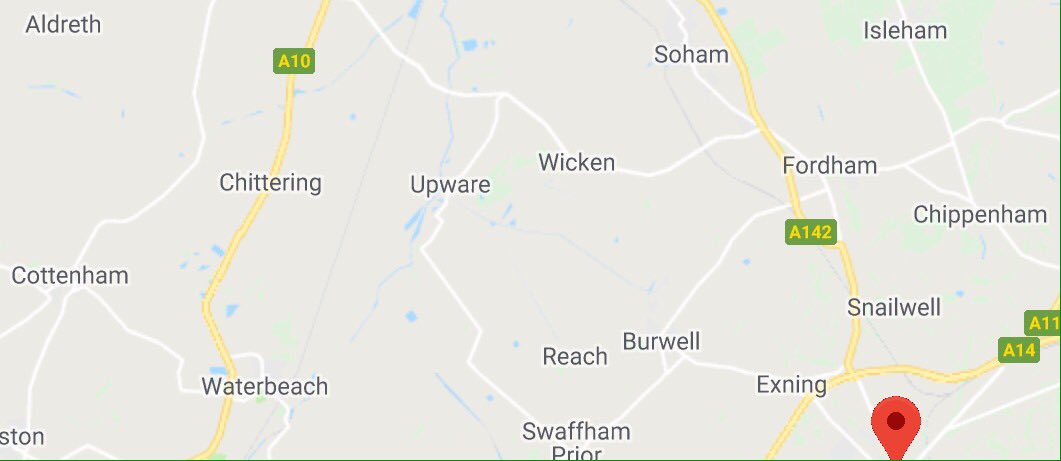aggiejournalist's tweet photo. You read about a country all your life and then you realize it's still got town names in it like this that you've never heard before. #Snailwell https://t.co/obXPwSbgP8