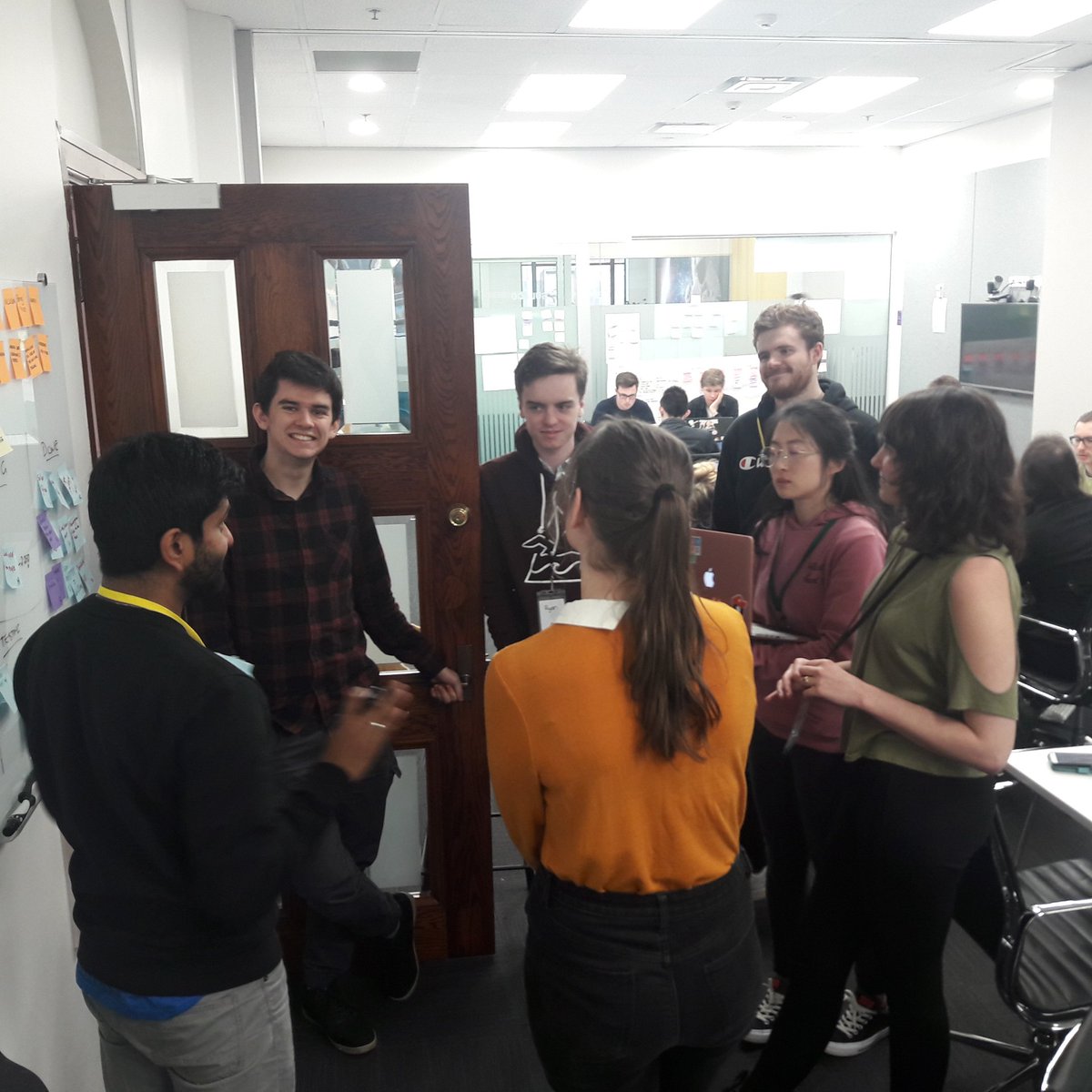 summeroftech's tweet photo. So many generous mentors helping out this weekend! (note to #SoT2019 peeps: we need to figure out how to clone @phenomnominal) #createcamp #SoTWLG https://t.co/0FTCf8StaP