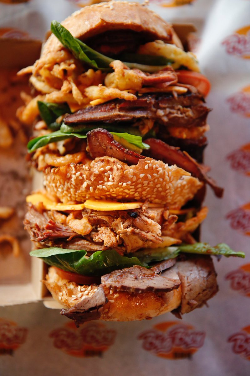 BigBoyBarbeque's tweet photo. Meat the “Big Daddy” - the biggest Zee man sandwich of them all. It will make an appearance for one day only, you guessed it, Father’s Day. Now taking bookings for your “Big Daddy” date #fathersday #bigdaddy #zman #zeeman #fathersdayspecial #bbqsandwich #hugesandwich #allthemeats https://t.co/tsSnO9vURy