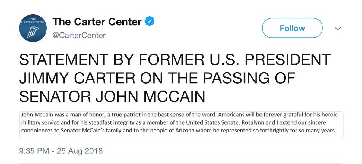 Msnbc On Twitter Just In Fmr President Jimmy Carter On The