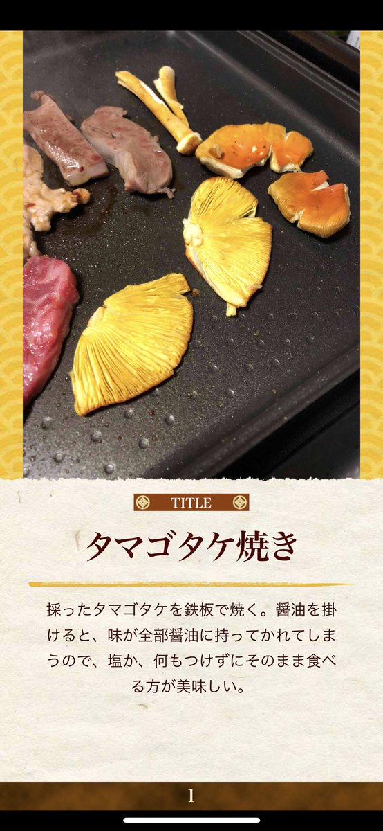 My図鑑 図鑑作成アプリの人 Twitter પર 昨日採ったタマゴタケは鉄板焼きで頂きました 何も掛けずにそのまま食べるのが美味しいですね これもmy図鑑アプリに登録です My図鑑 きのこ キノコ タマゴタケ たまごたけ キノコ狩り きのこ狩り 図鑑 山