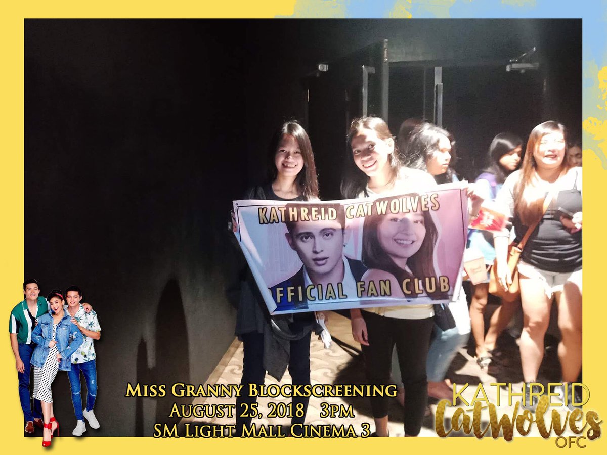KRCWOfficial's tweet photo. Cutie patootie ni baby CatWolf! Hihi. π Miss Granny blockscreening at SM Light Mall (08/25). Solid ang mga black & yellow shirts ah! @tellemjaye @JustSarahG @XianLimm #MissGrannyPH #MissGrannyPHDay5
#MissGrannyPhBlockScreening https://t.co/jmrSMyKiSV