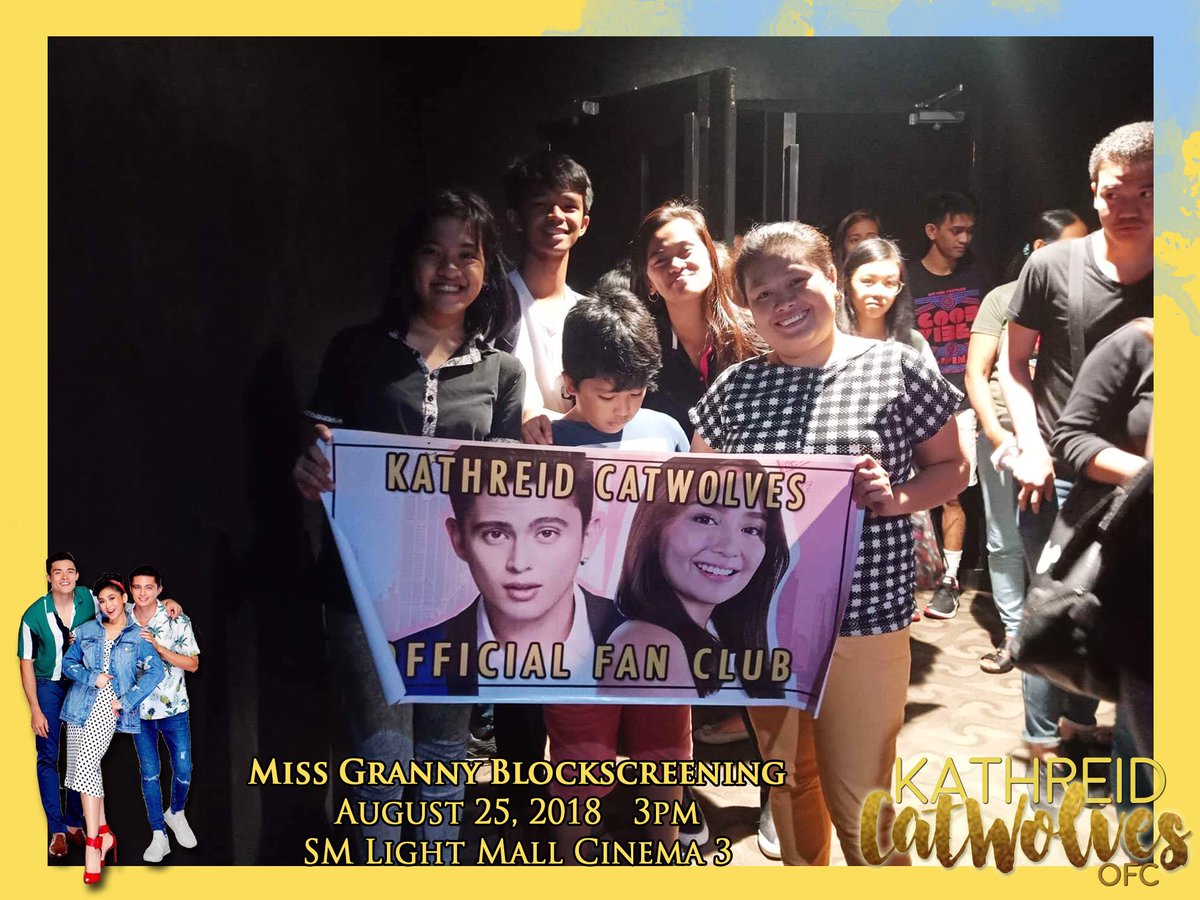 KRCWOfficial's tweet photo. Cutie patootie ni baby CatWolf! Hihi. π Miss Granny blockscreening at SM Light Mall (08/25). Solid ang mga black & yellow shirts ah! @tellemjaye @JustSarahG @XianLimm #MissGrannyPH #MissGrannyPHDay5
#MissGrannyPhBlockScreening https://t.co/jmrSMyKiSV