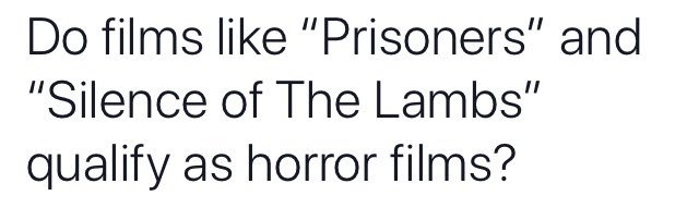 PridePicture's tweet image. What’s your opinion? #Prisoners #SilenceOfTheLambs #Horror #HorrorFilm #Opinion
