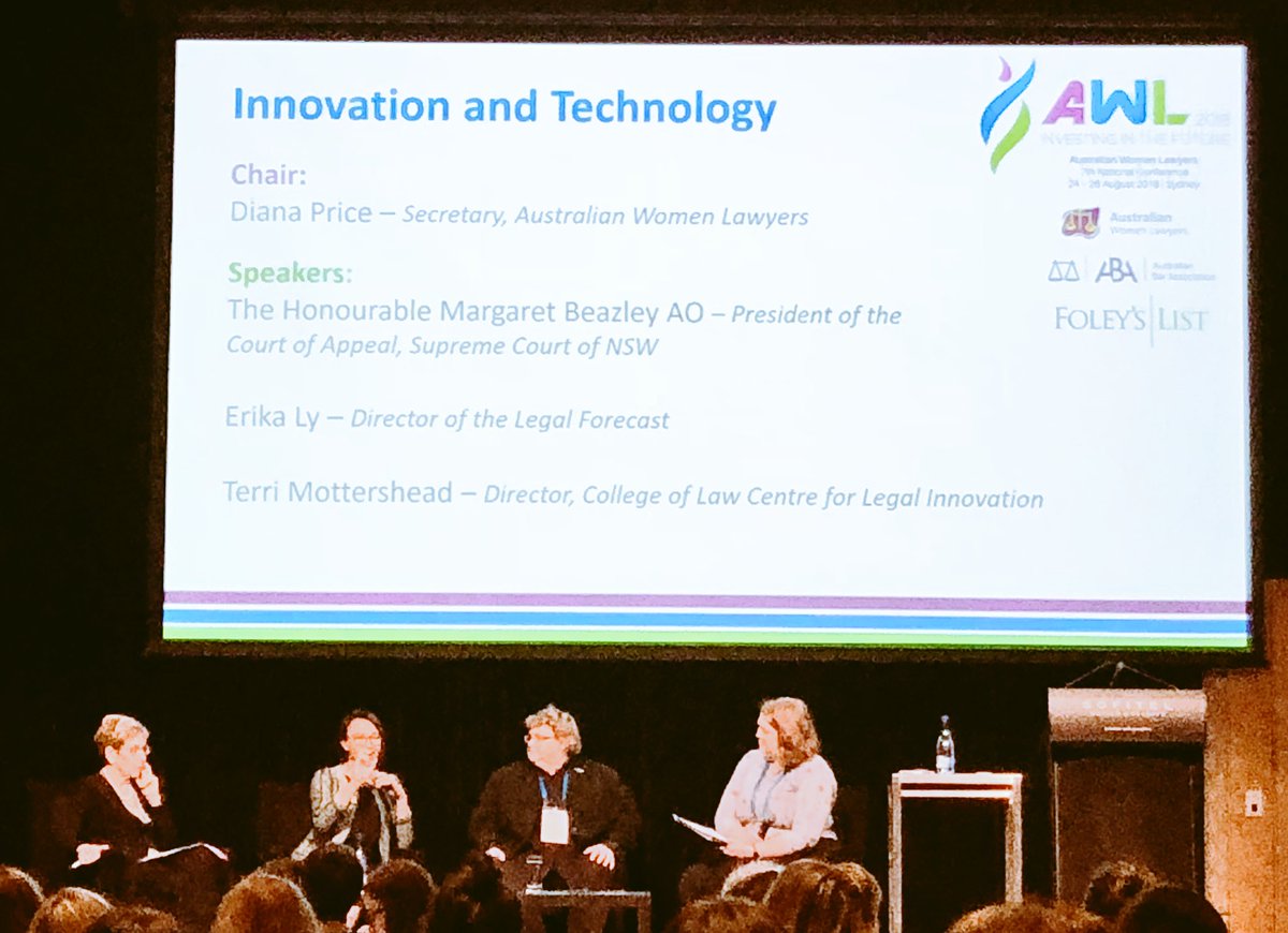 ‘Innovation is about asking how you can do things better’ - Erika Ly, Director of <a href="/Legal_Forecast/">The Legal Forecast</a> at #AWL2018 <a href="/AusWomenLawyers/">Australian Women Lawyers Ltd</a> <a href="/WomenLawyersACT/">Women Lawyers ACT</a>