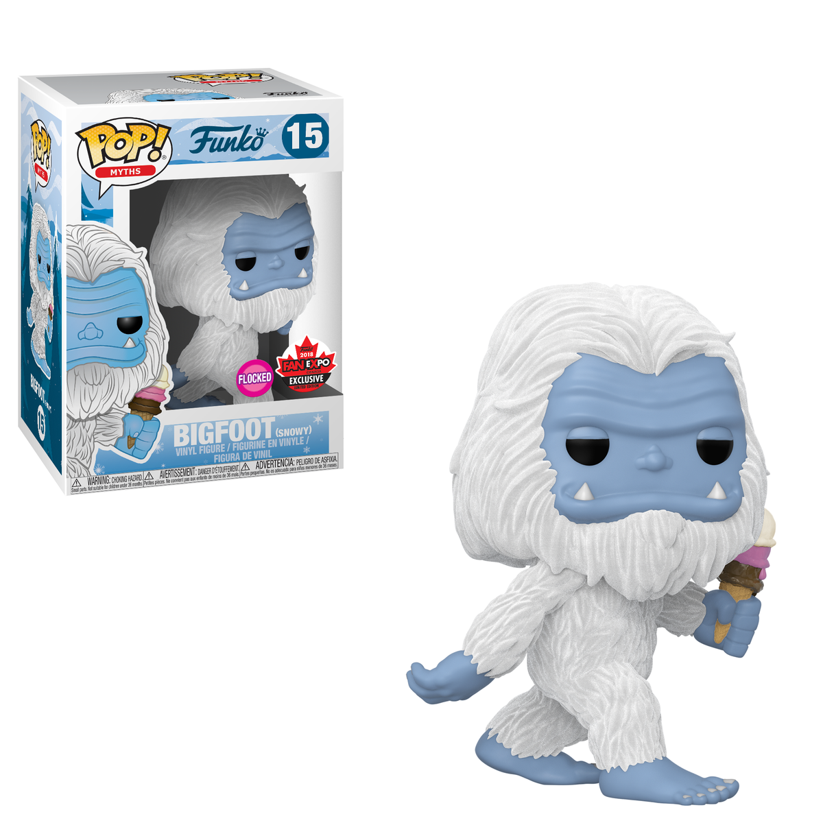 Funko's tweet photo. RT &amp; follow @funko for the chance to win a @FANEXPOCANADA exclusive FLOCKED Snowy Bigfoot Pop! https://t.co/78Rk4terCi