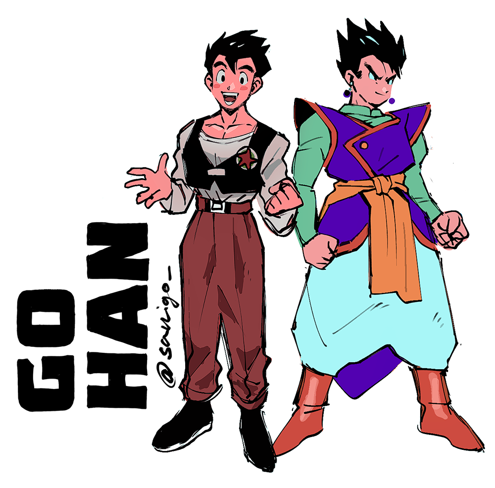 sanigo_'s tweet photo. fashion icon Gohan... https://t.co/13ySb9Eplr