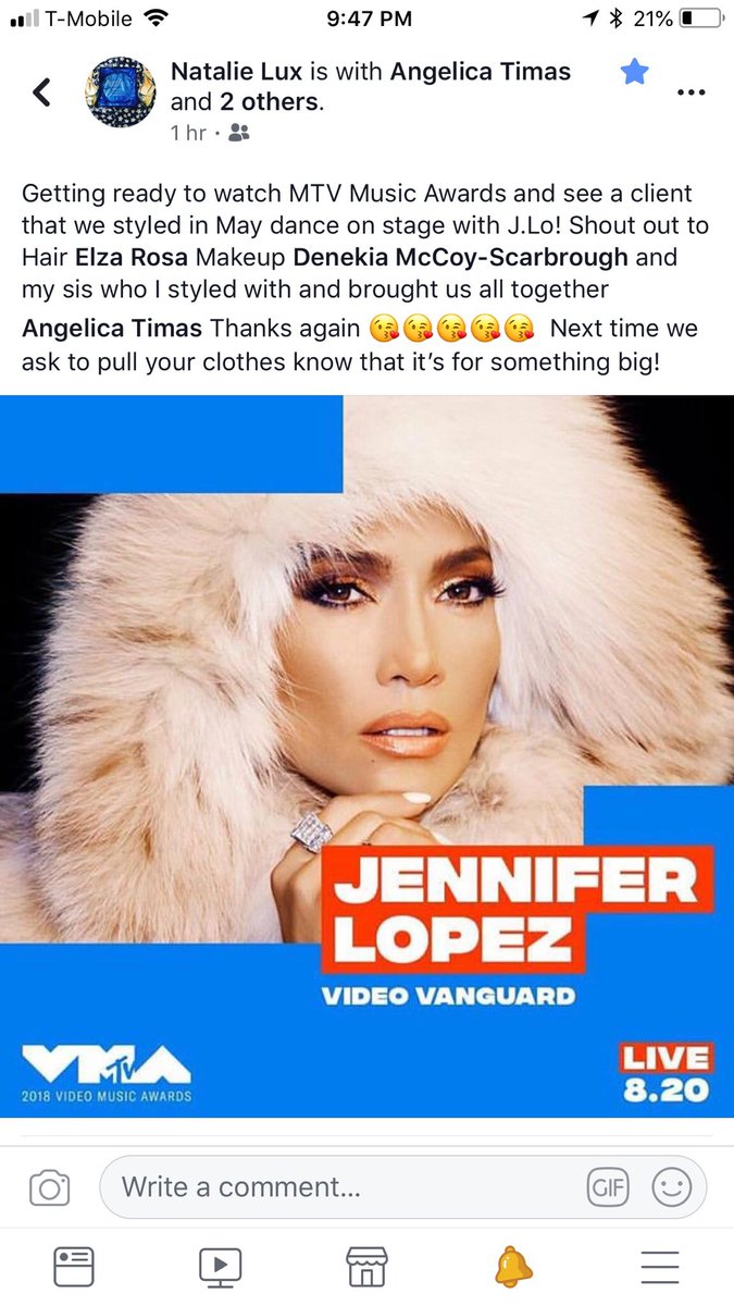 FilthyLucaDaDon's tweet image. Check out my wife @denekiacarmel @mtvvma2018live Celebrity MUA