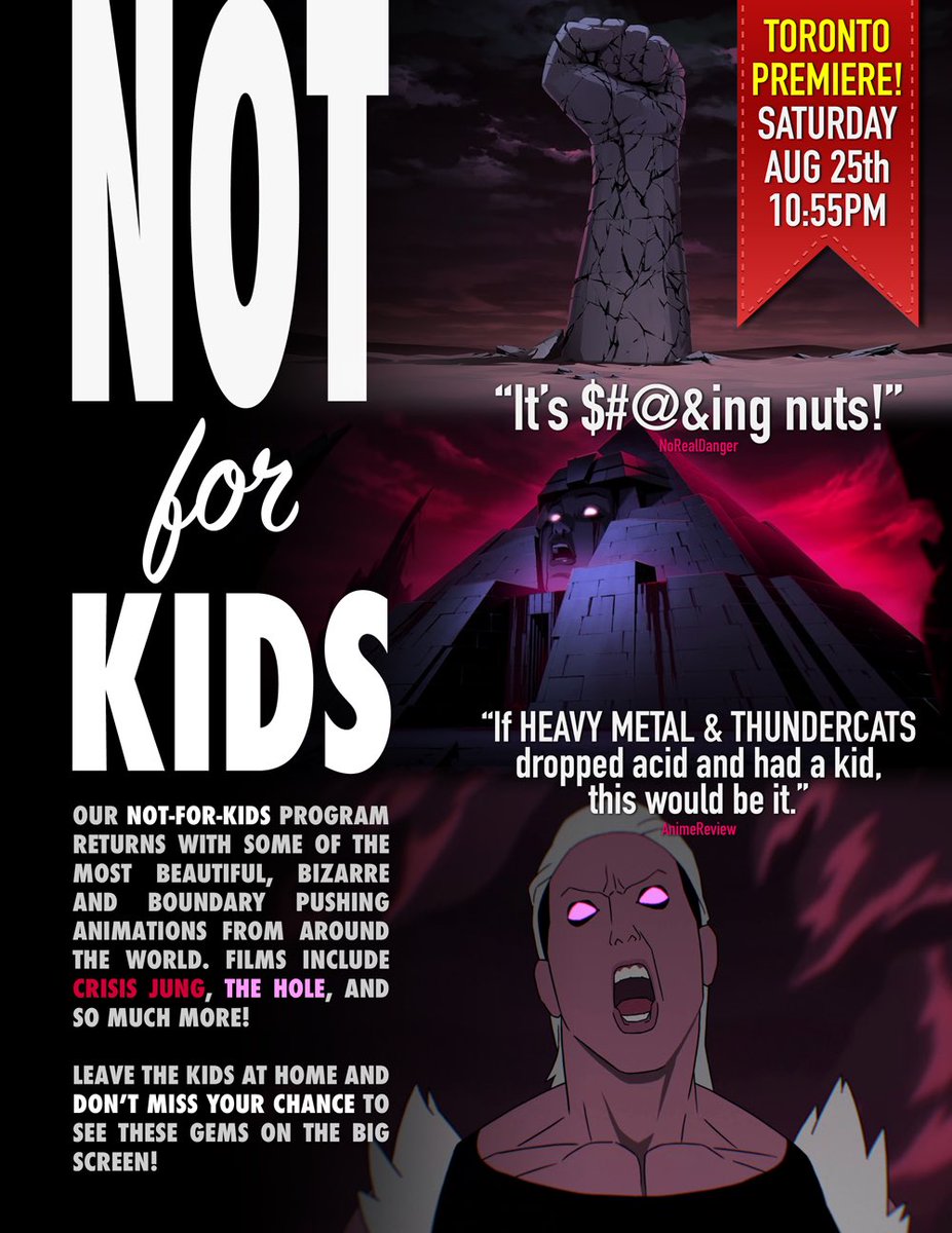 LOVE ANIMATION? Come see the premiere of CRISIS JUNG and other NOT-FOR-KIDS Animations from around the world. 11PM TONIGHT ONLY! Carlton Cinema. Tickets at the door and online: lostepisodefest.com #LEFT2018