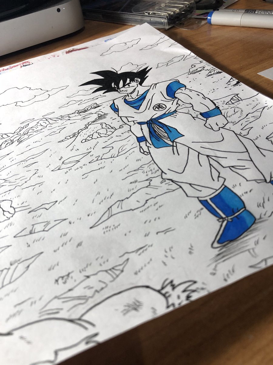 ArronMartini2's tweet photo. #WIP lil bit of Son Goku on namek👌🏼👌🏼 #DBZ #Goku #vegeta #namek https://t.co/pr1vuo9iyP