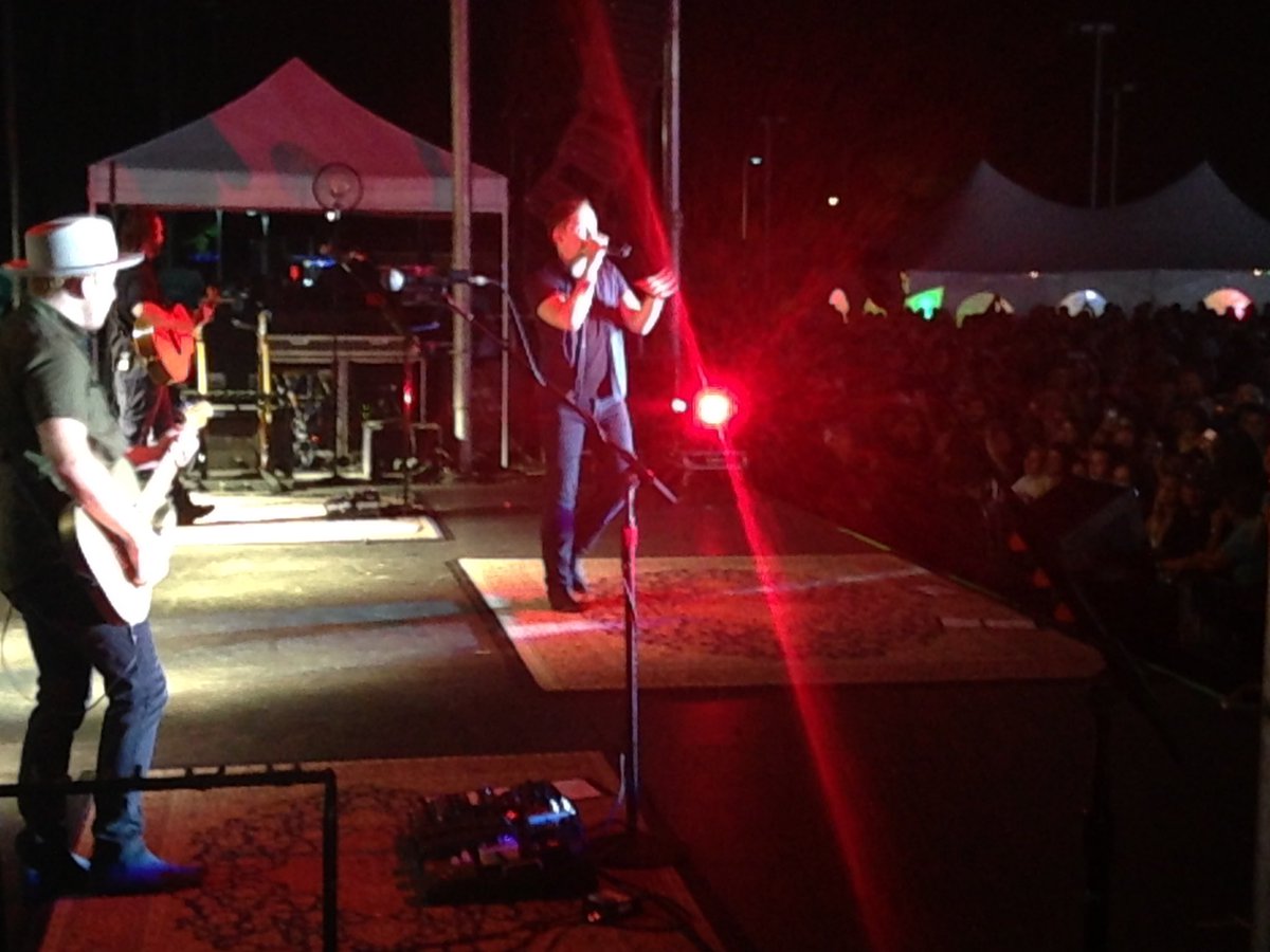 My night? Meeting Scotty MCCreery and helping to introduce him at the Winterville Watermelon Festival. No big deal.