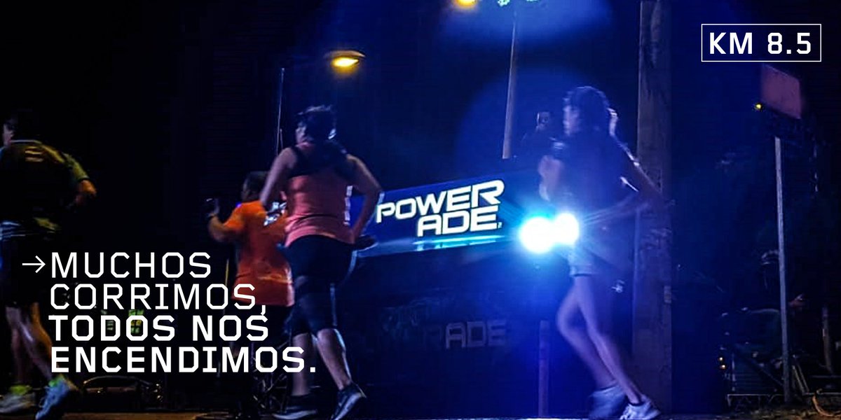 El Kilómtetro Powerade se enciende con todo el power de nuestro Team 👊,ya estamos cerca del final de #rutadelasiglesias14 😱 #EncendidosPowerade